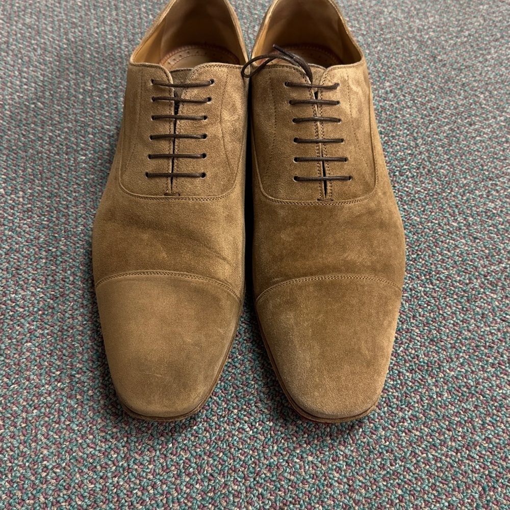 Christian Louboutin Brown Suede Shoes